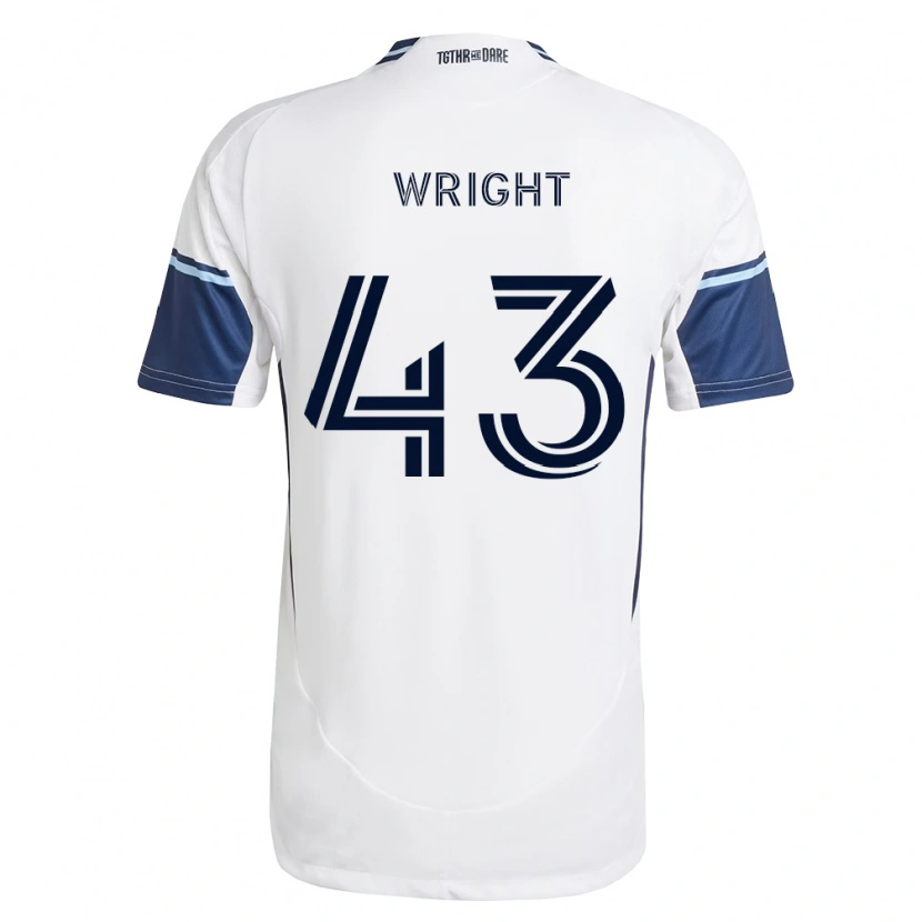 Danxen Kinder Trevor Wright #43 Weiß Königsblau Heimtrikot Trikot 2026/27 T-Shirt Schweiz
