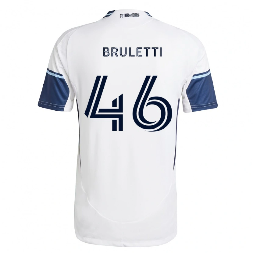 Danxen Kinder Cristiano Bruletti #46 Weiß Königsblau Heimtrikot Trikot 2026/27 T-Shirt Schweiz