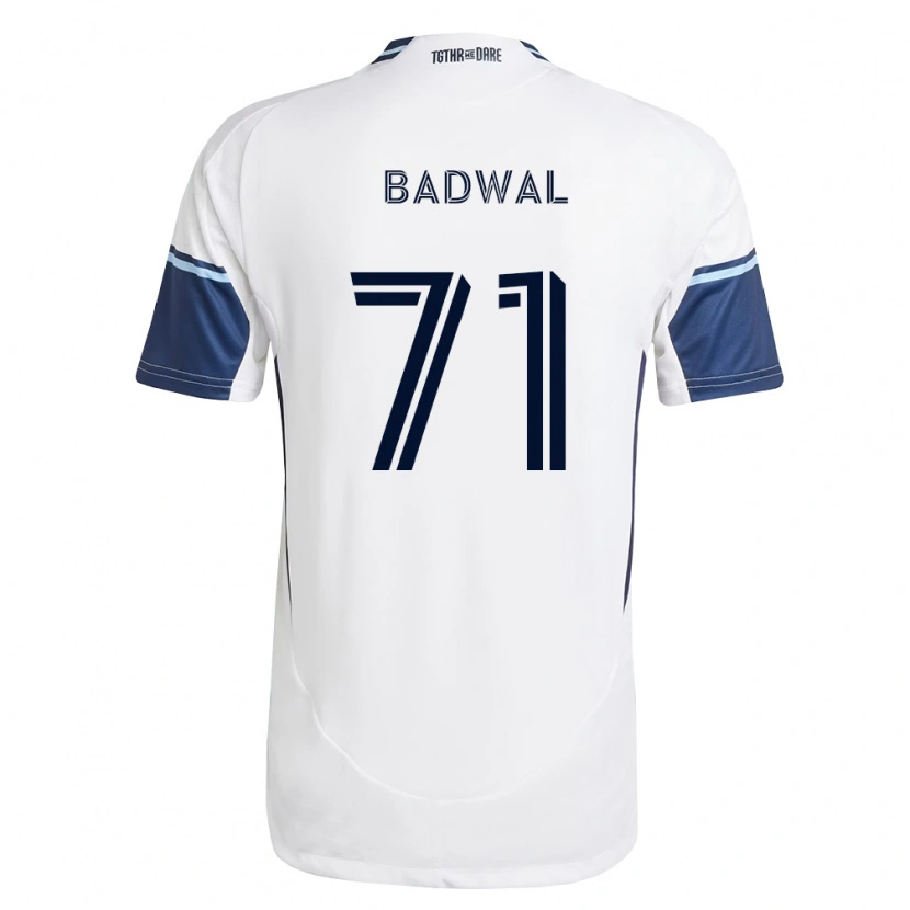 Danxen Kinder Manav Badwal #71 Weiß Königsblau Heimtrikot Trikot 2026/27 T-Shirt Schweiz