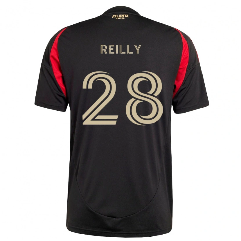 Danxen Kinder Will Reilly #28 Schwarz Rot Heimtrikot Trikot 2026/27 T-Shirt Schweiz
