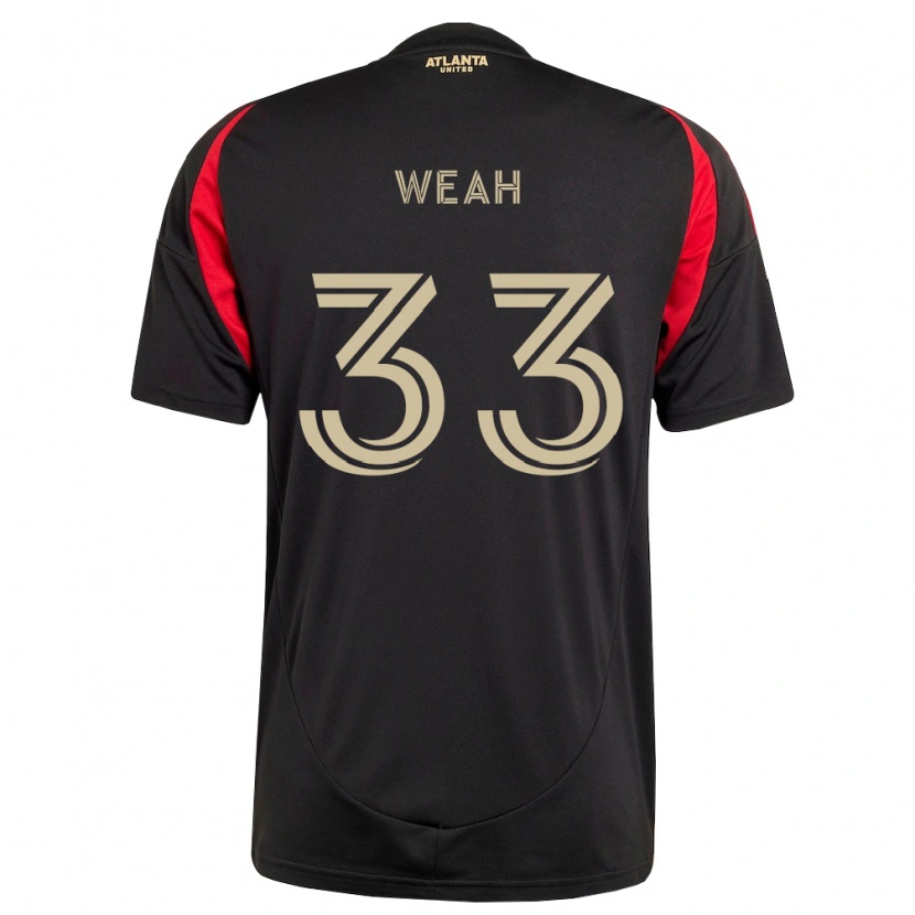Danxen Kinder Patrick Weah #33 Schwarz Rot Heimtrikot Trikot 2026/27 T-Shirt Schweiz
