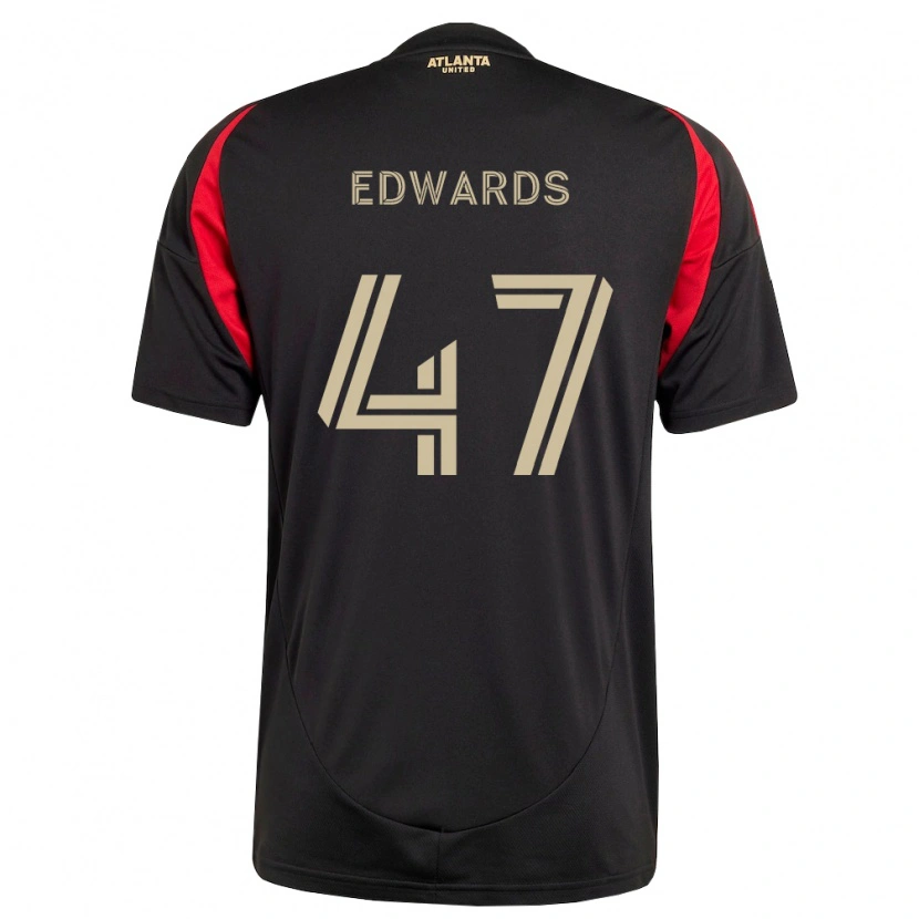 Danxen Kinder Matthew Edwards #47 Schwarz Rot Heimtrikot Trikot 2026/27 T-Shirt Schweiz