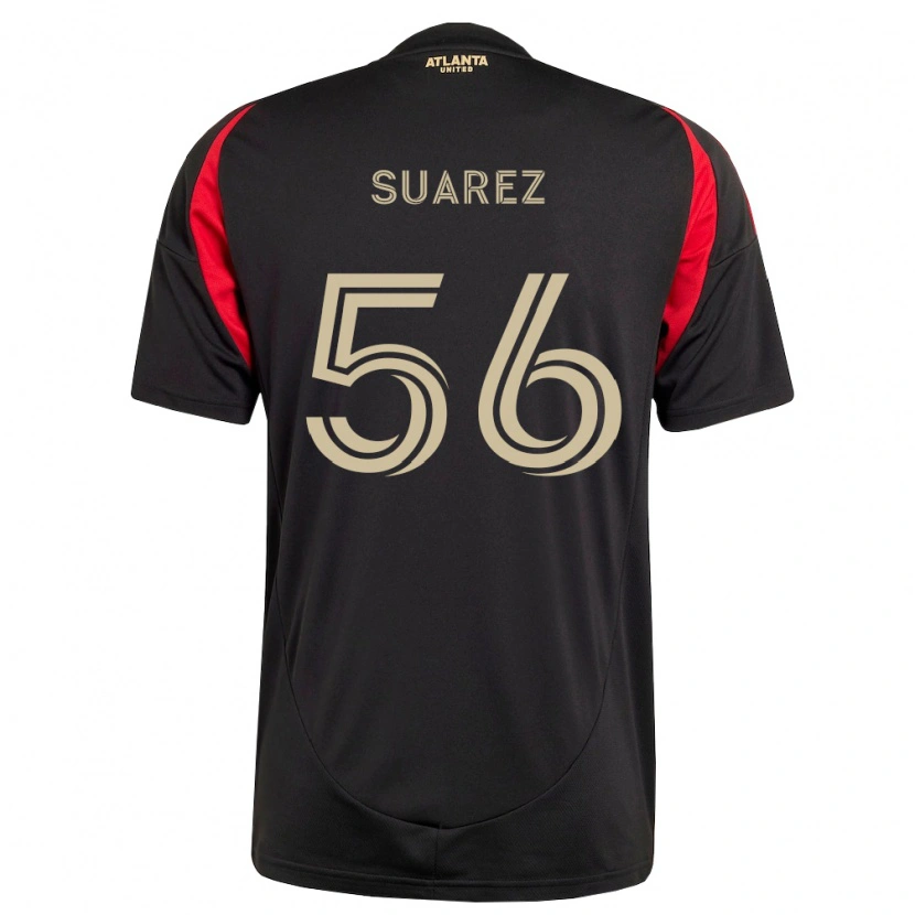 Danxen Kinder Ignacio Suarez #56 Schwarz Rot Heimtrikot Trikot 2026/27 T-Shirt Schweiz