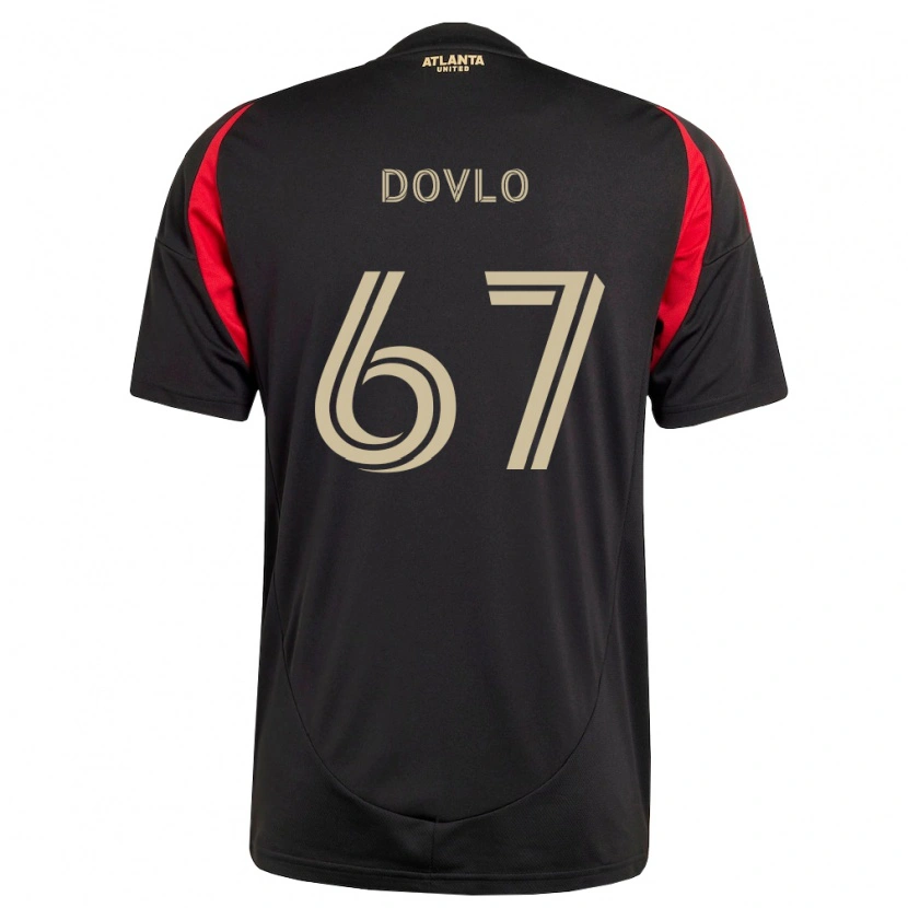 Danxen Kinder Enzo Dovlo #67 Schwarz Rot Heimtrikot Trikot 2026/27 T-Shirt Schweiz