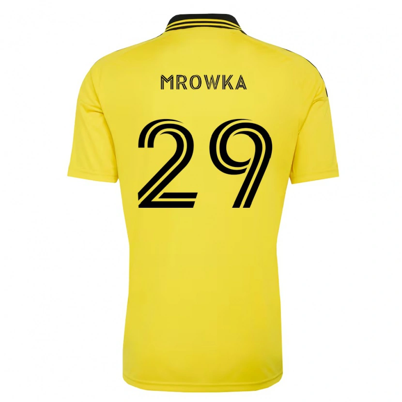 Danxen Kinder Cole Mrowka #29 Gelb Schwarz Heimtrikot Trikot 2026/27 T-Shirt Schweiz