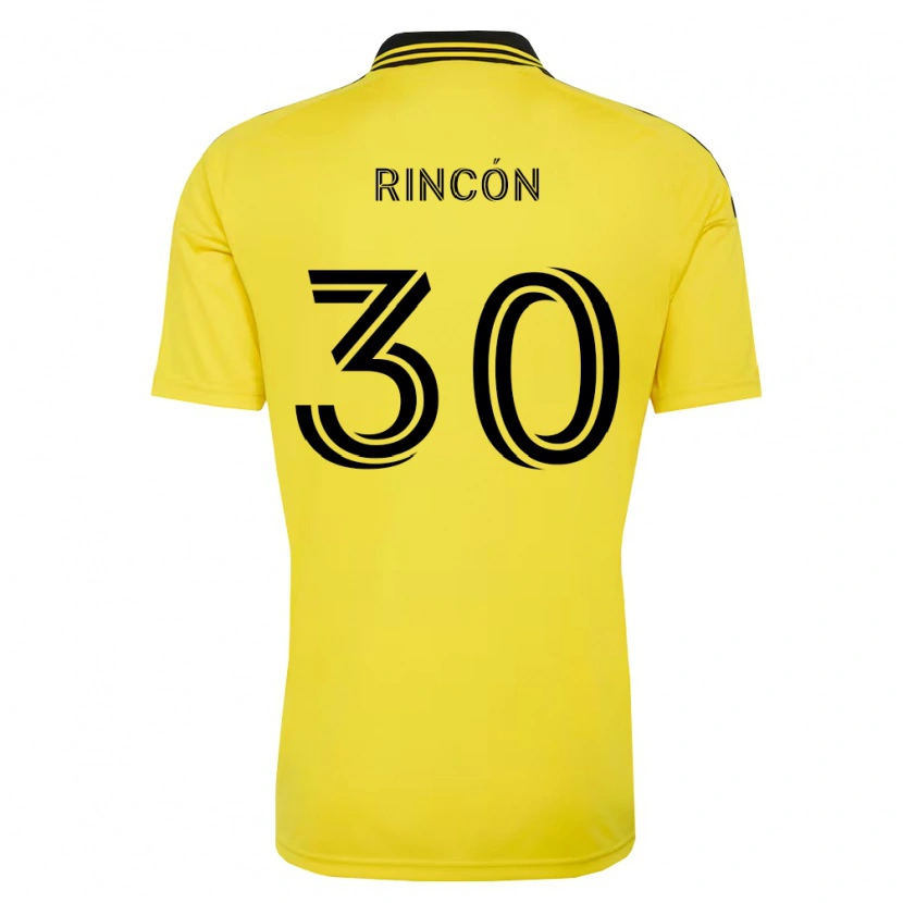 Danxen Kinder Nicolás Rincón #30 Gelb Schwarz Heimtrikot Trikot 2026/27 T-Shirt Schweiz
