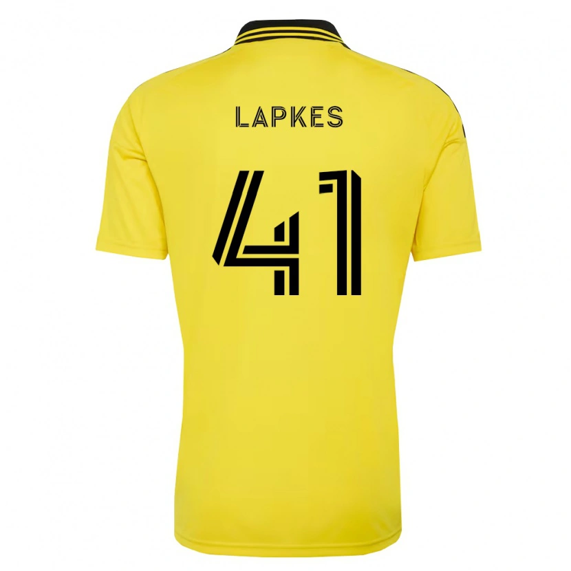 Danxen Kinder Stanislav Lapkes #41 Gelb Schwarz Heimtrikot Trikot 2026/27 T-Shirt Schweiz