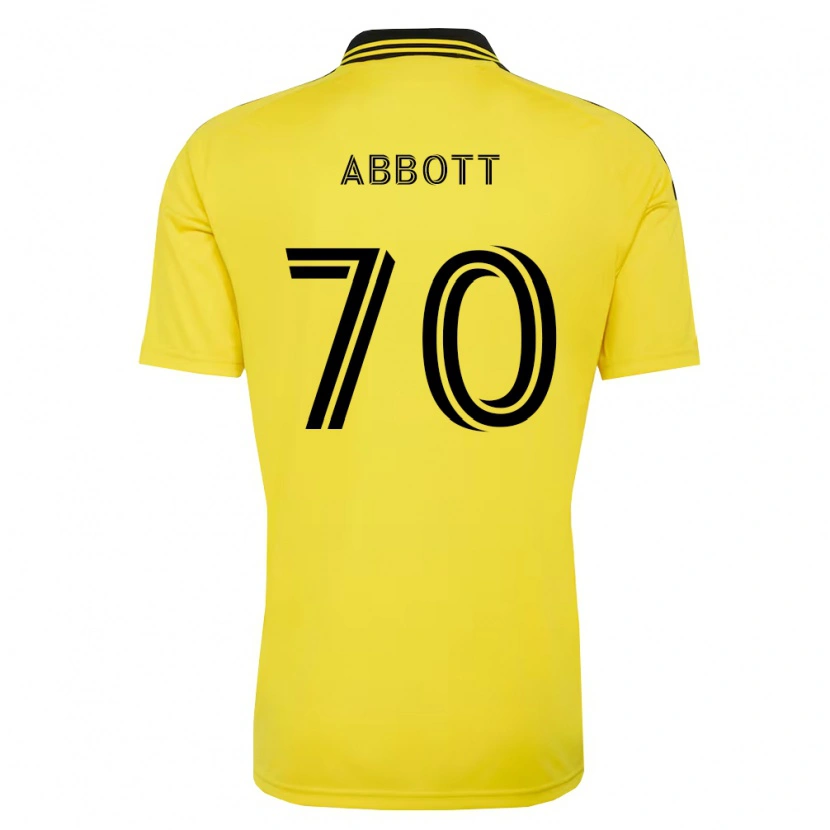 Danxen Kinder Keller Abbott #70 Gelb Schwarz Heimtrikot Trikot 2026/27 T-Shirt Schweiz