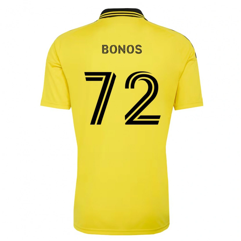 Danxen Kinder Jackson Bonos #72 Gelb Schwarz Heimtrikot Trikot 2026/27 T-Shirt Schweiz