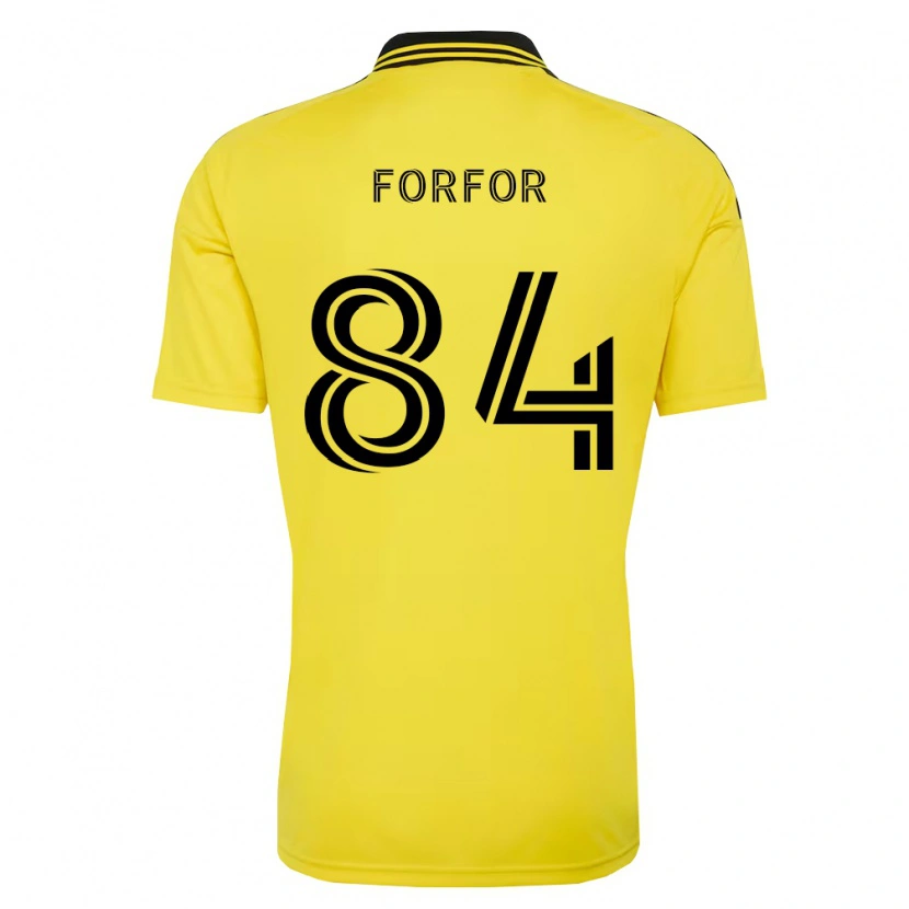 Danxen Kinder Prince Forfor #84 Gelb Schwarz Heimtrikot Trikot 2026/27 T-Shirt Schweiz