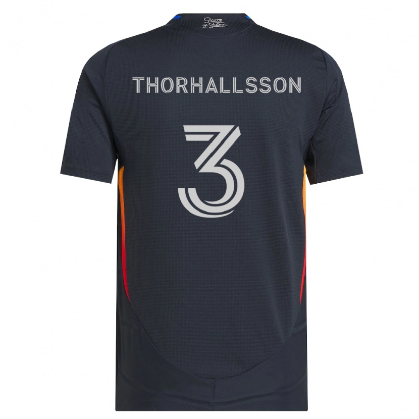 Danxen Kinder Dagur Dan Thórhallsson #3 Dunkelgrau Rot Heimtrikot Trikot 2026/27 T-Shirt Schweiz