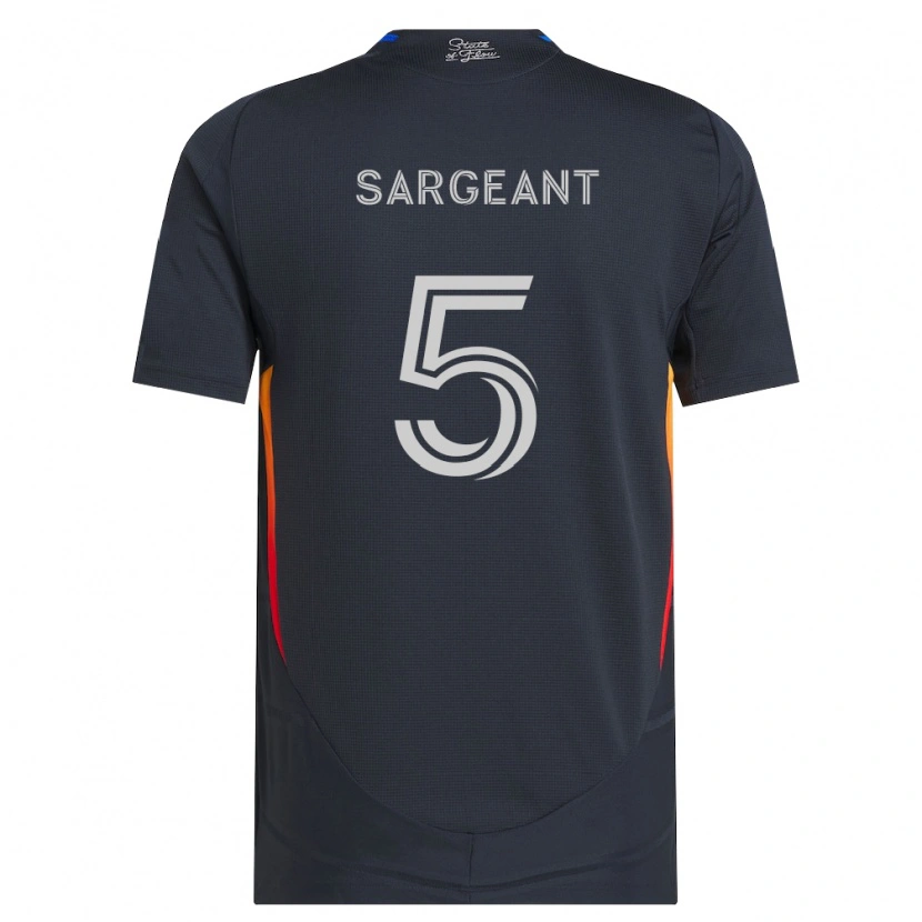 Danxen Kinder Kieran Sargeant #5 Dunkelgrau Rot Heimtrikot Trikot 2026/27 T-Shirt Schweiz