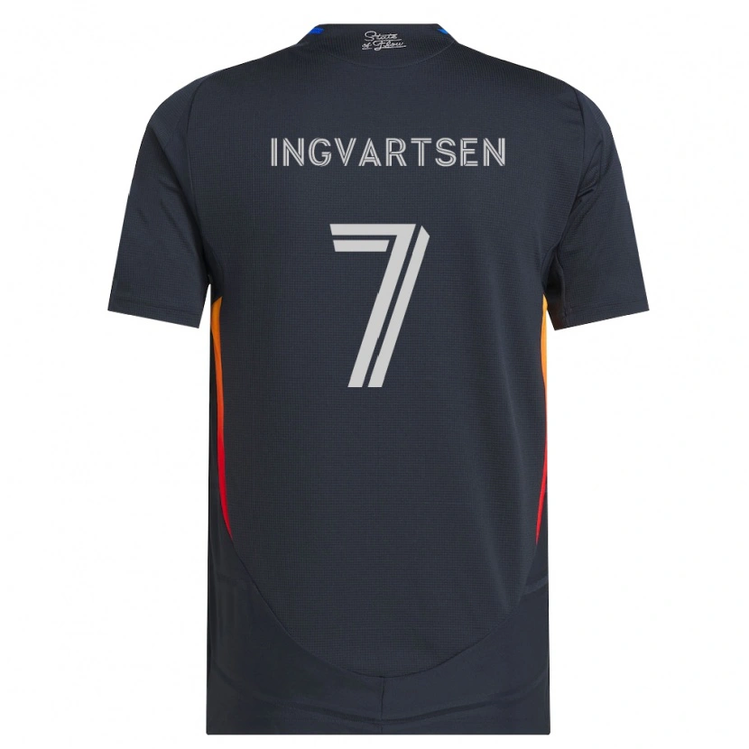 Danxen Kinder Marcus Ingvartsen #7 Dunkelgrau Rot Heimtrikot Trikot 2026/27 T-Shirt Schweiz