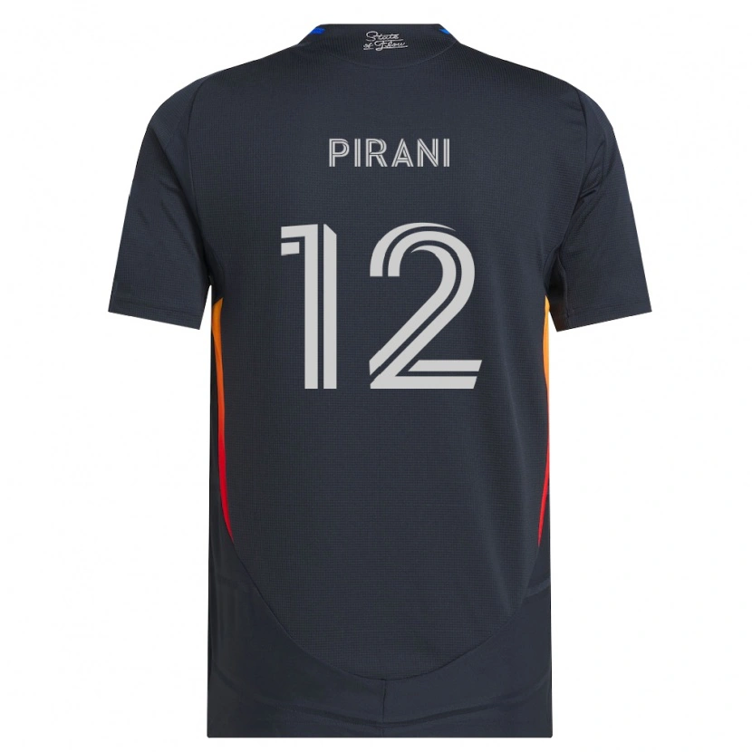 Danxen Kinder Gabriel Pirani #12 Dunkelgrau Rot Heimtrikot Trikot 2026/27 T-Shirt Schweiz