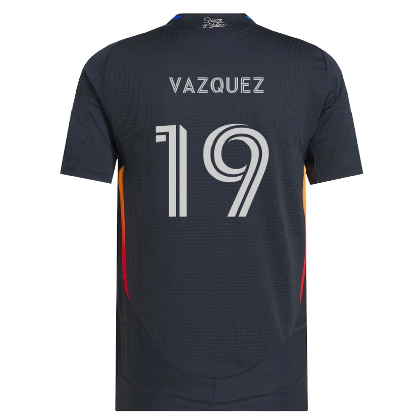 Danxen Kinder David Vazquez #19 Dunkelgrau Rot Heimtrikot Trikot 2026/27 T-Shirt Schweiz
