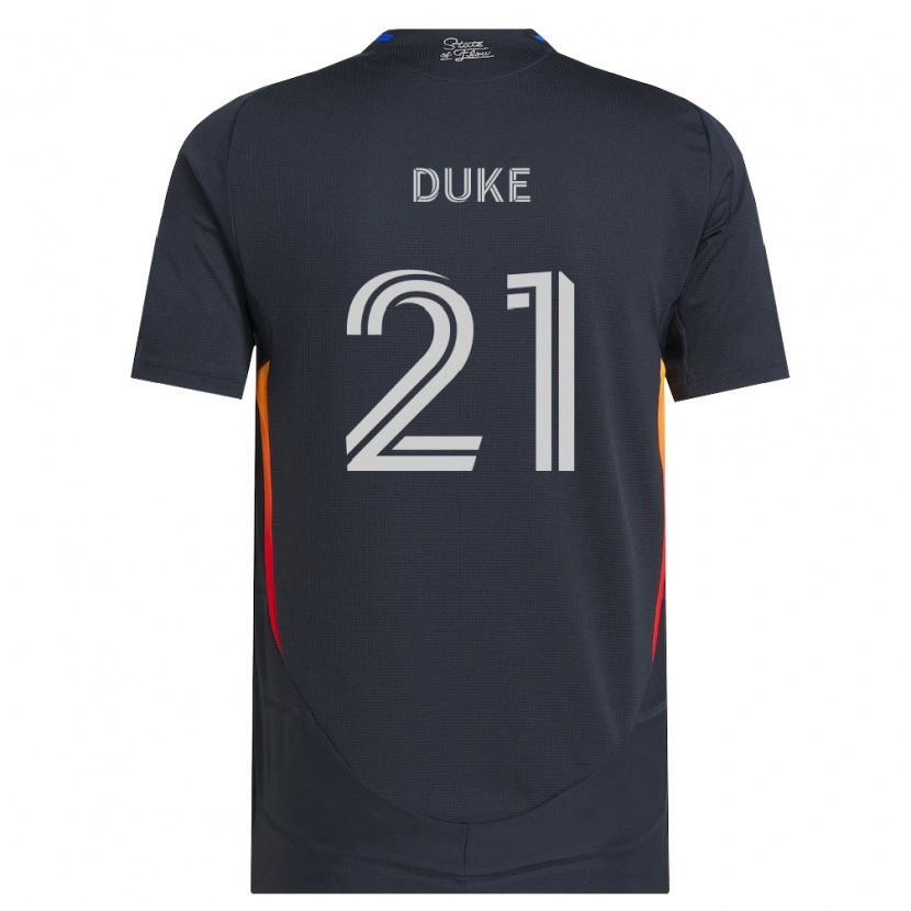 Danxen Kinder Bryce Duke #21 Dunkelgrau Rot Heimtrikot Trikot 2026/27 T-Shirt Schweiz