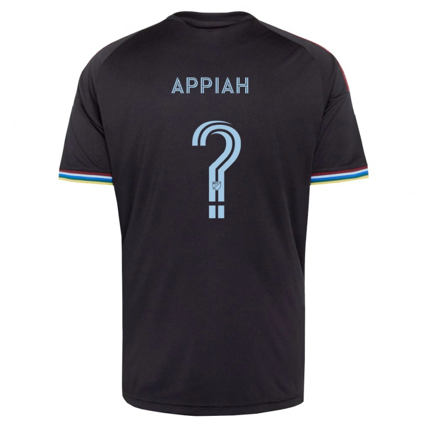 Danxen Kinder Aiden Appiah #0 Schwarz Himmelblau Heimtrikot Trikot 2026/27 T-Shirt Schweiz