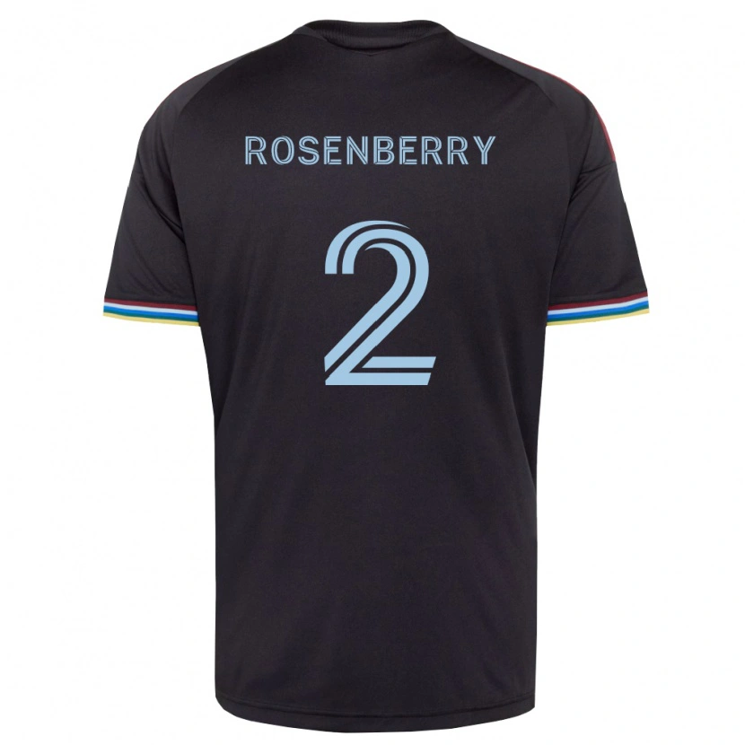 Danxen Kinder Keegan Rosenberry #2 Schwarz Himmelblau Heimtrikot Trikot 2026/27 T-Shirt Schweiz