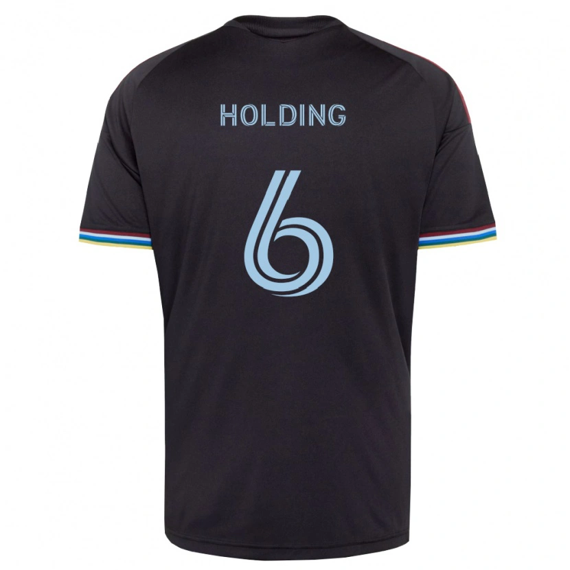 Danxen Kinder Rob Holding #6 Schwarz Himmelblau Heimtrikot Trikot 2026/27 T-Shirt Schweiz