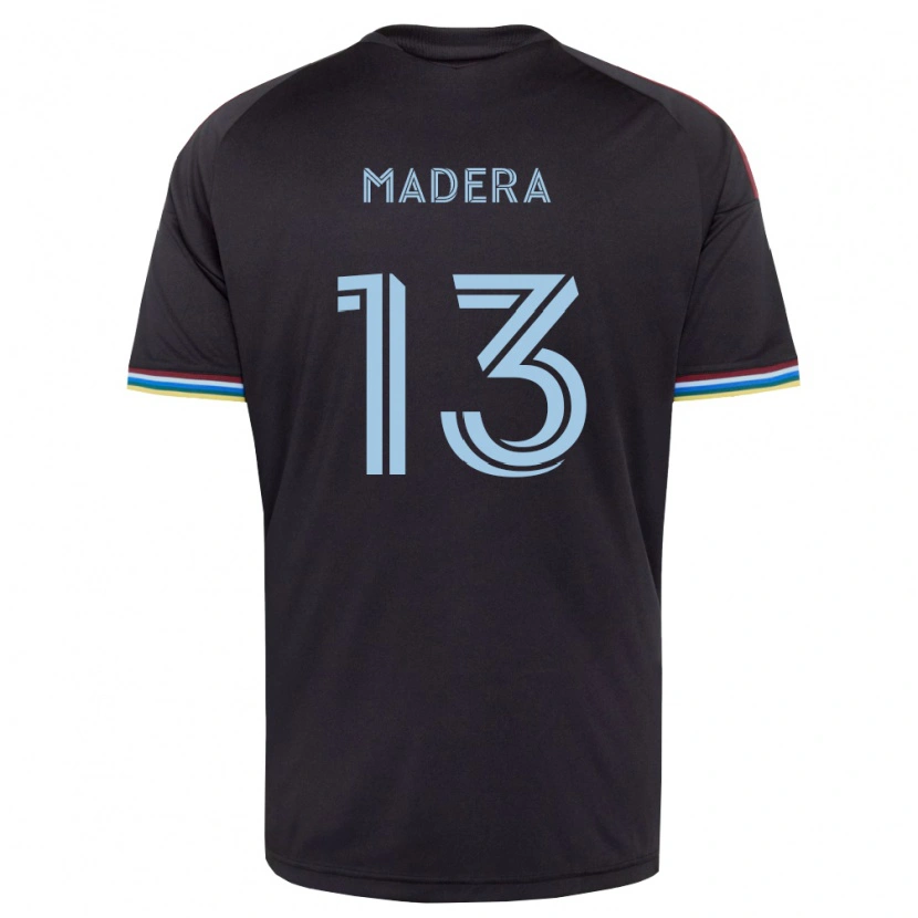 Danxen Kinder Cristopher Madera #13 Schwarz Himmelblau Heimtrikot Trikot 2026/27 T-Shirt Schweiz