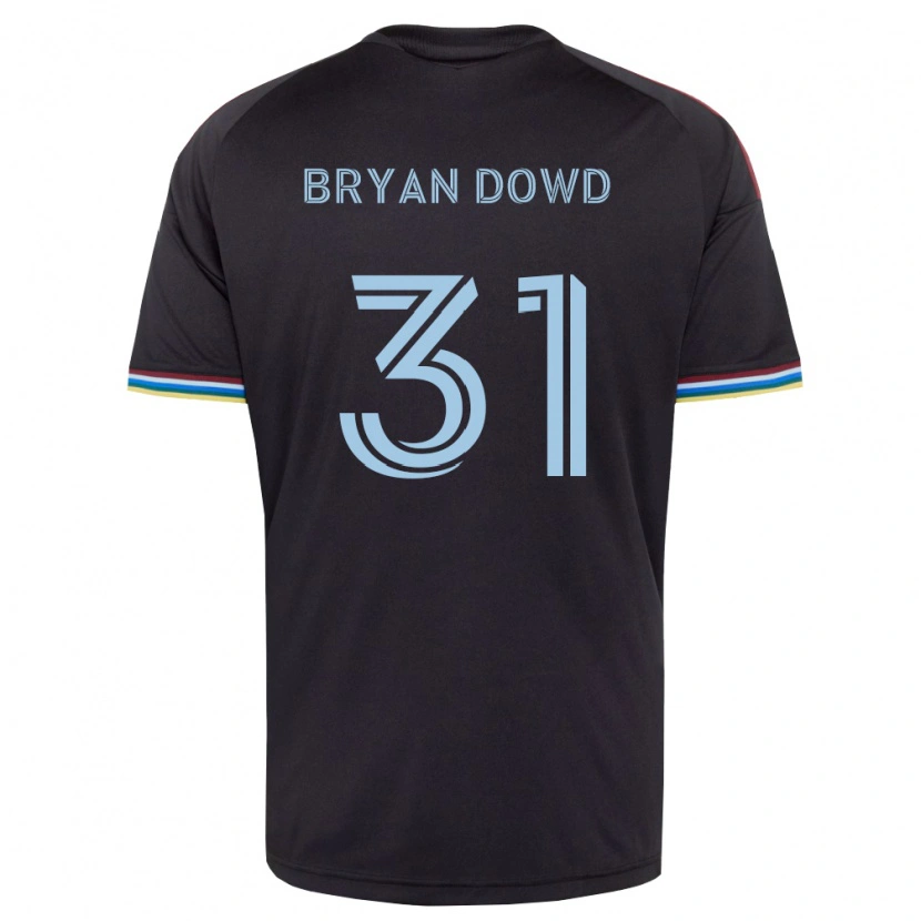 Danxen Kinder Bryan Dowd #31 Schwarz Himmelblau Heimtrikot Trikot 2026/27 T-Shirt Schweiz