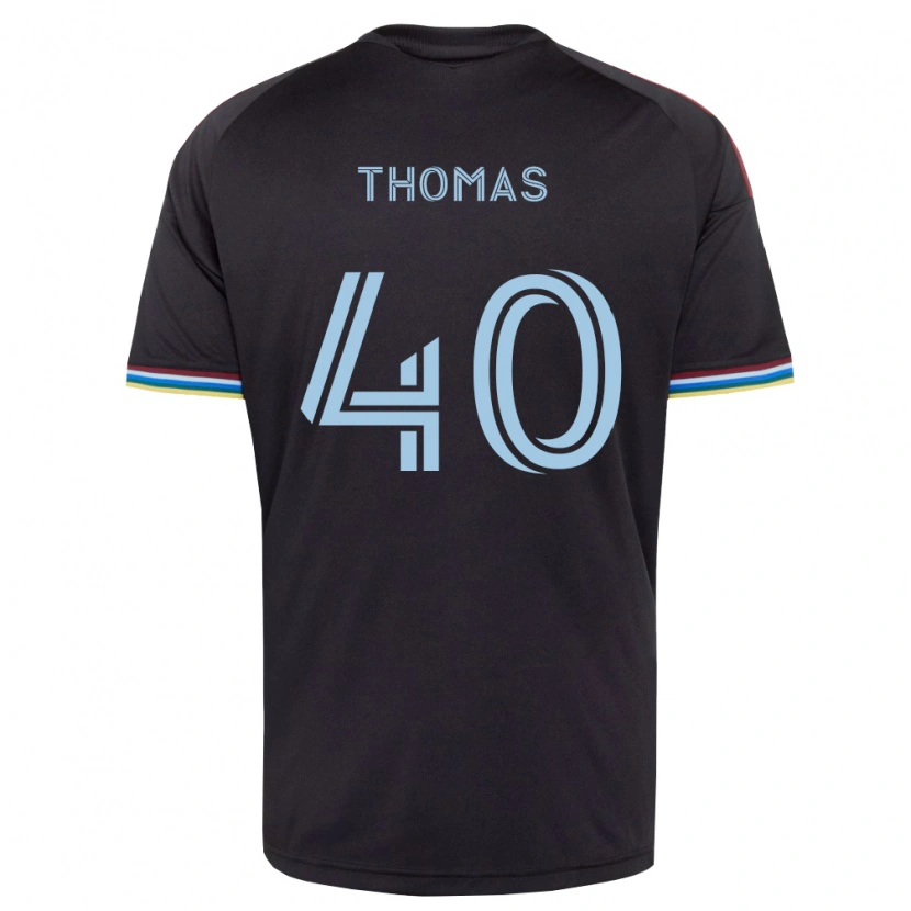 Danxen Kinder Kai Thomas #40 Schwarz Himmelblau Heimtrikot Trikot 2026/27 T-Shirt Schweiz