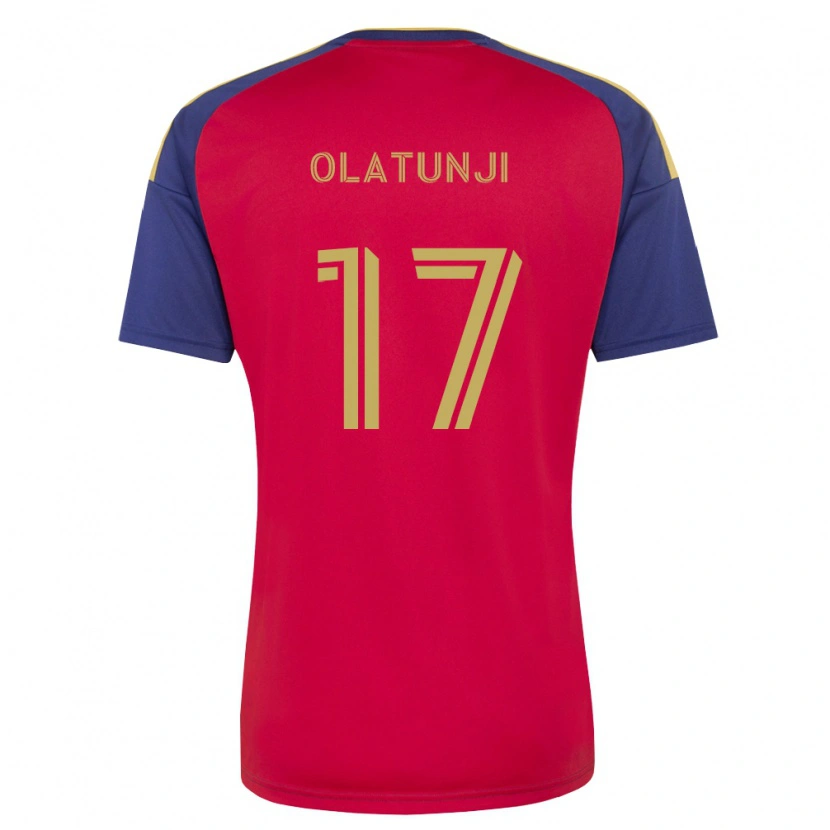 Danxen Kinder Victor Olatunji #17 Königsblau Braun Rot Heimtrikot Trikot 2026/27 T-Shirt Schweiz