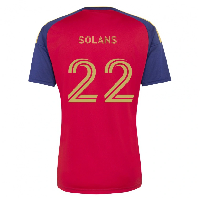 Danxen Kinder Sergi Solans #22 Königsblau Braun Rot Heimtrikot Trikot 2026/27 T-Shirt Schweiz