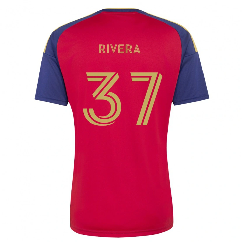 Danxen Kinder Luis Rivera #37 Königsblau Braun Rot Heimtrikot Trikot 2026/27 T-Shirt Schweiz