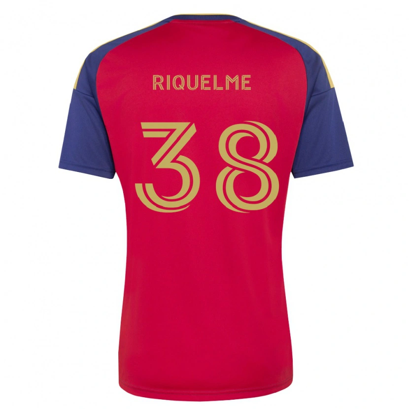 Danxen Kinder Antonio Riquelme #38 Königsblau Braun Rot Heimtrikot Trikot 2026/27 T-Shirt Schweiz