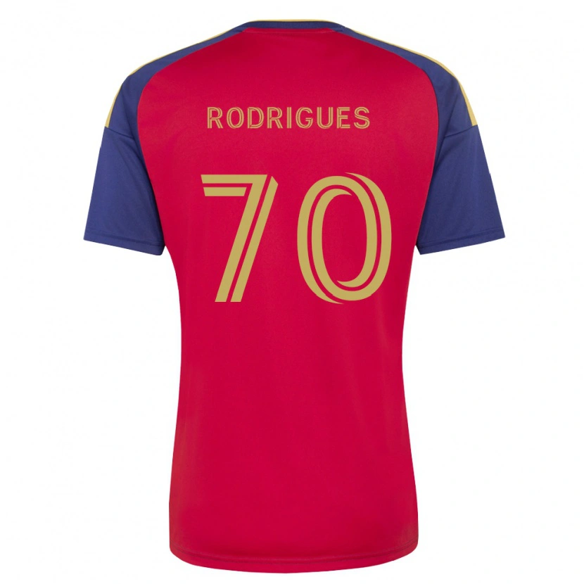 Danxen Kinder Lineker Rodrigues #70 Königsblau Braun Rot Heimtrikot Trikot 2026/27 T-Shirt Schweiz