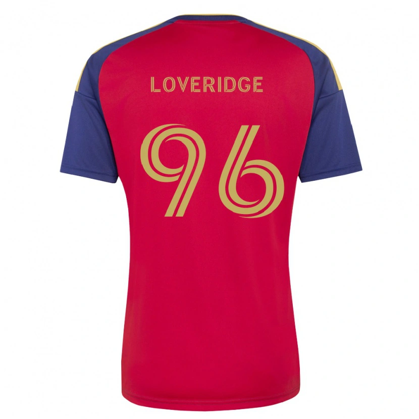 Danxen Kinder Pete Loveridge #96 Königsblau Braun Rot Heimtrikot Trikot 2026/27 T-Shirt Schweiz