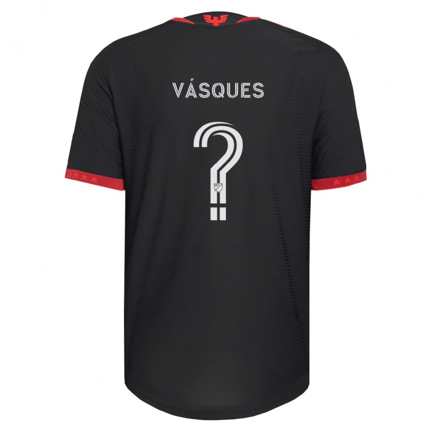 Danxen Kinder Gabriel Vásques #0 Schwarz Weiß Rot Heimtrikot Trikot 2026/27 T-Shirt Schweiz
