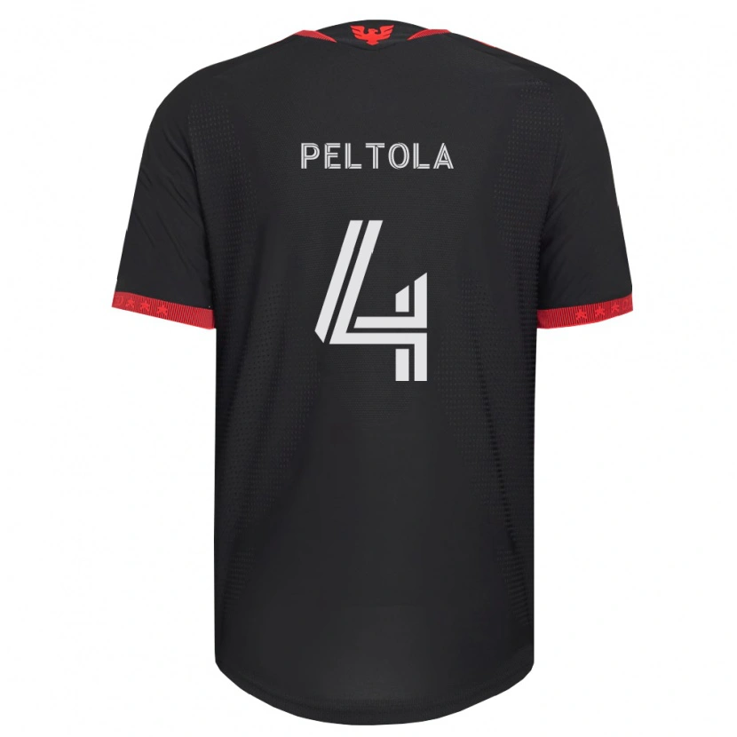 Danxen Kinder Matti Peltola #4 Schwarz Weiß Rot Heimtrikot Trikot 2026/27 T-Shirt Schweiz