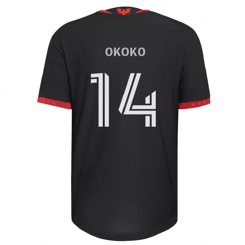 Danxen Kinder Lohamba Okoko #14 Schwarz Weiß Rot Heimtrikot Trikot 2026/27 T-Shirt Schweiz