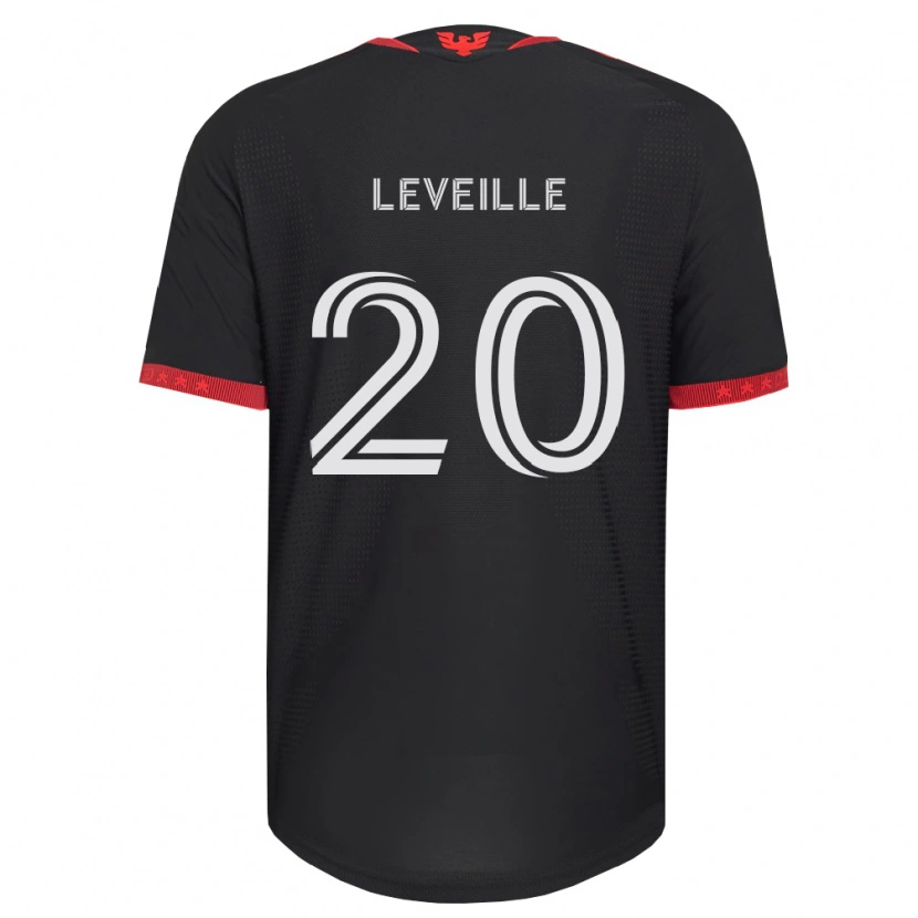 Danxen Kinder Grant Leveille #20 Schwarz Weiß Rot Heimtrikot Trikot 2026/27 T-Shirt Schweiz