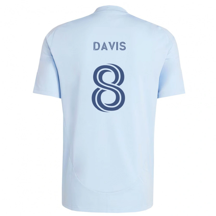 Danxen Kinder Jake Davis #8 Hellblau Hellgrau Heimtrikot Trikot 2026/27 T-Shirt Schweiz