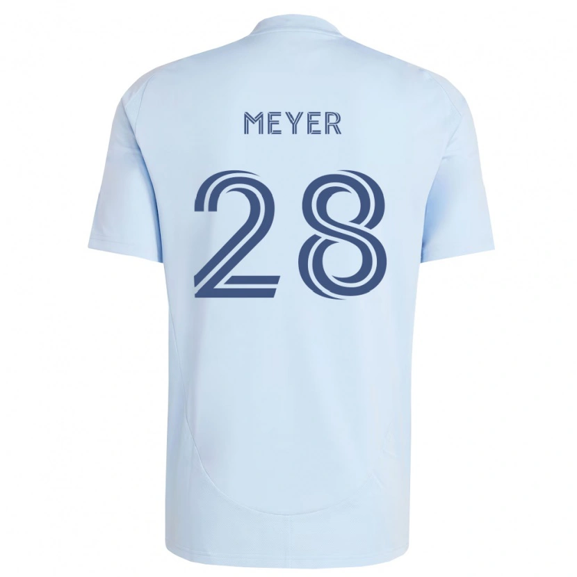 Danxen Kinder Wyatt Meyer #28 Hellblau Hellgrau Heimtrikot Trikot 2026/27 T-Shirt Schweiz
