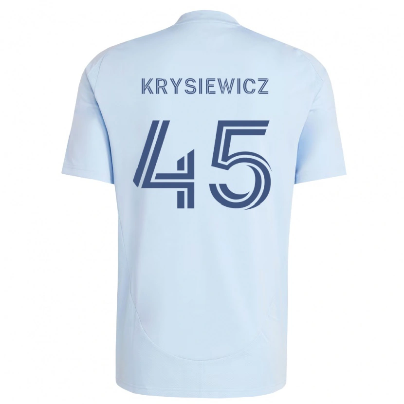 Danxen Kinder Brady Krysiewicz #45 Hellblau Hellgrau Heimtrikot Trikot 2026/27 T-Shirt Schweiz