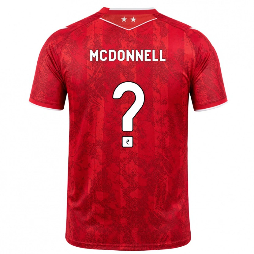 Danxen Kinder Noah Mcdonnell #0 Rot Weiß Heimtrikot Trikot 2026/27 T-Shirt Schweiz