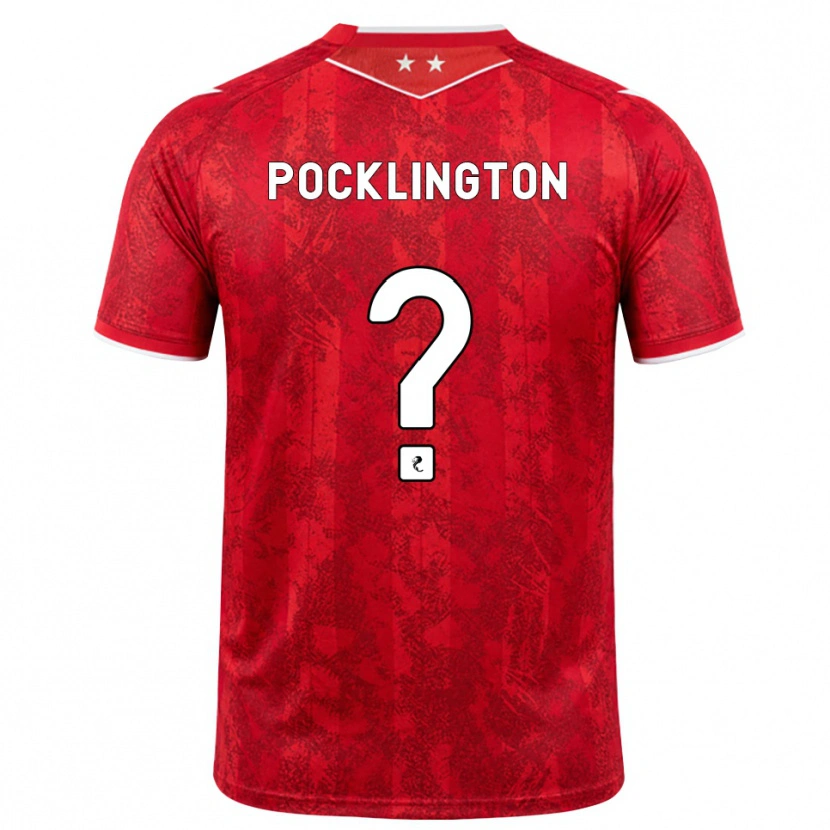 Danxen Kinder Max Pocklington #0 Rot Weiß Heimtrikot Trikot 2026/27 T-Shirt Schweiz