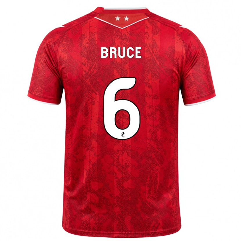 Danxen Kinder Natasha Bruce #6 Rot Weiß Heimtrikot Trikot 2026/27 T-Shirt Schweiz
