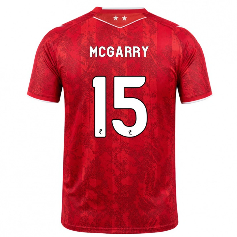 Danxen Kinder James Mcgarry #15 Rot Weiß Heimtrikot Trikot 2026/27 T-Shirt Schweiz