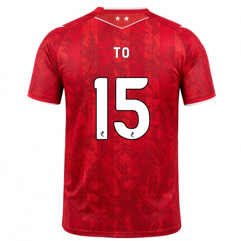 Danxen Kinder Zack To #15 Rot Weiß Heimtrikot Trikot 2026/27 T-Shirt Schweiz