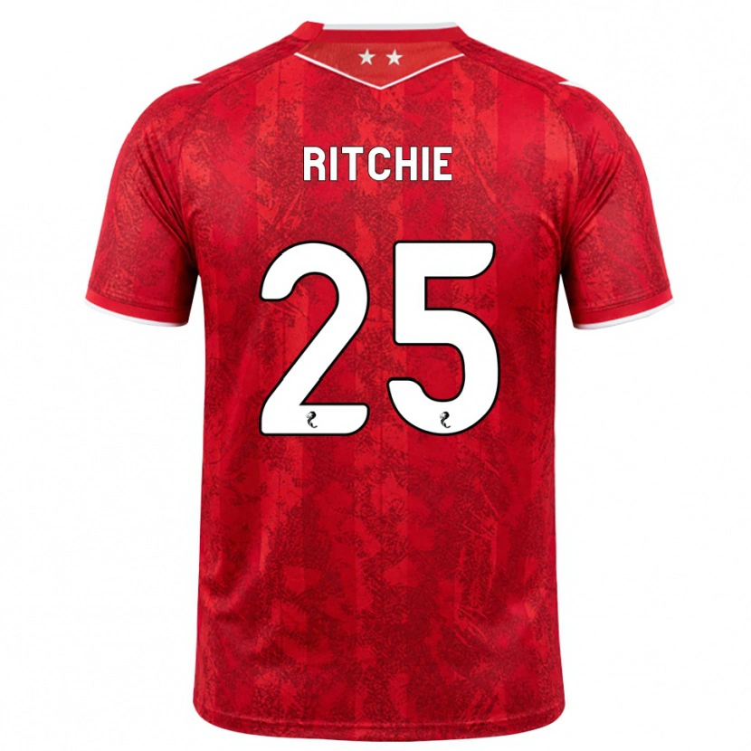Danxen Kinder Tom Ritchie #25 Rot Weiß Heimtrikot Trikot 2026/27 T-Shirt Schweiz