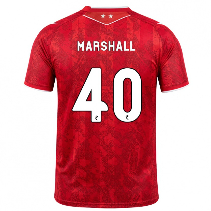 Danxen Kinder Findlay Marshall #40 Rot Weiß Heimtrikot Trikot 2026/27 T-Shirt Schweiz