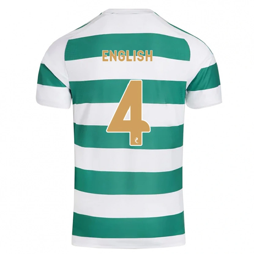 Danxen Kinder Isaac English #4 Darkcyan Weiß Heimtrikot Trikot 2026/27 T-Shirt Schweiz