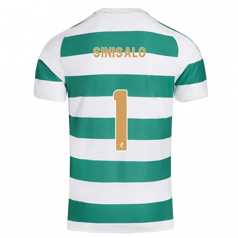 Danxen Kinder Viljami Sinisalo #1 Darkcyan Weiß Heimtrikot Trikot 2026/27 T-Shirt Schweiz