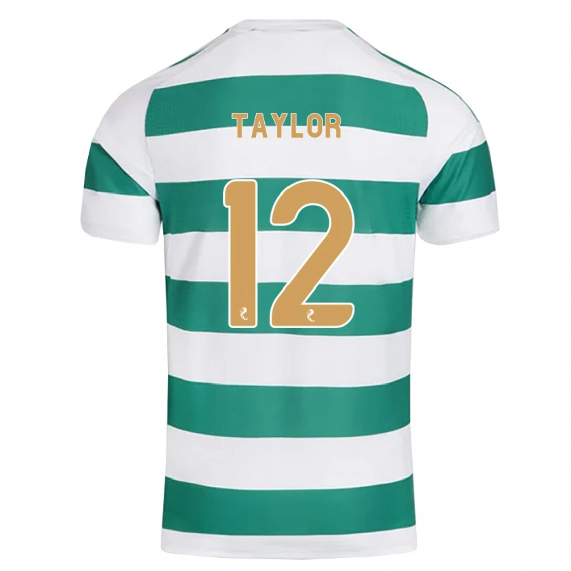Danxen Kinder Aodhan Taylor #12 Darkcyan Weiß Heimtrikot Trikot 2026/27 T-Shirt Schweiz