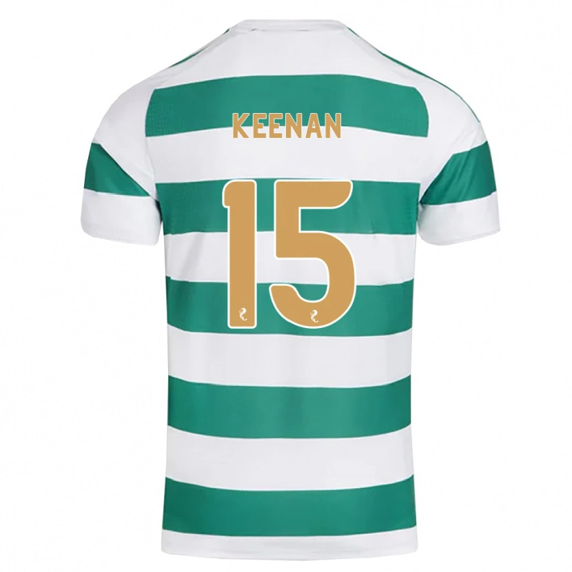 Danxen Kinder Calvin Keenan #15 Darkcyan Weiß Heimtrikot Trikot 2026/27 T-Shirt Schweiz